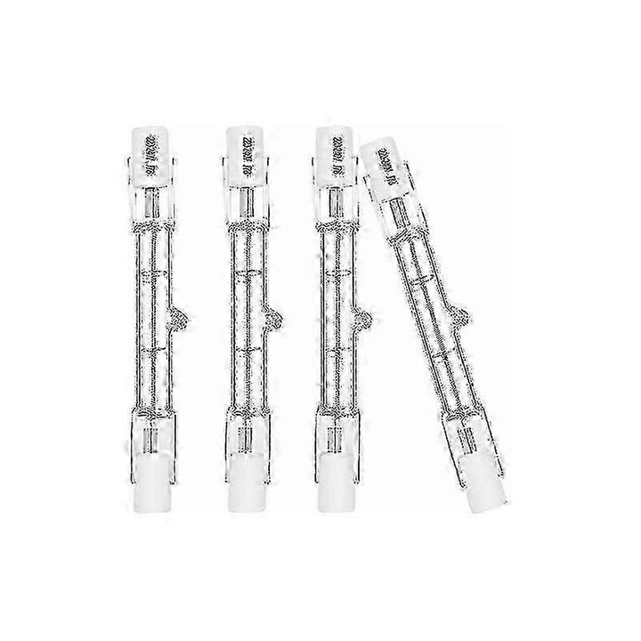 4 db R7s Halogén Izzó Készlet 120W 2700K Meleg Fehér 9.5x78mm