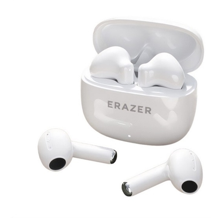 Lenovo erazer xt68 pro bluetooth fülhallgató sztereo, v5.4, tws, zajszűrő, mikrofon + töltőtok, fehér