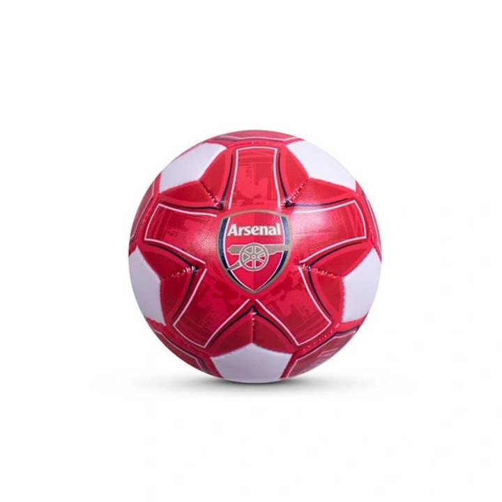 Minge mini fotbal Arsenal FC, vinil, rosu alb, 4x4