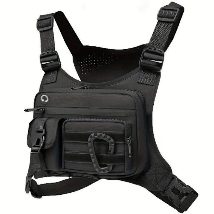 Borseta sport tactica unisex, negru, dimensiuni standard