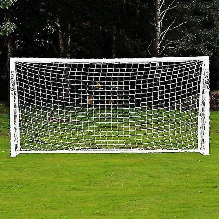 Poarta de fotbal, retea, alb, 300x200x150cm