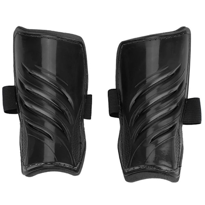 Aparatori fotbal copii, negru, 15x7.8x3 cm