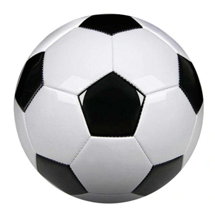 PU bőr futball-labda professzionális edzéshez, ütéselnyelő habbéléssel, On-XF17, Fekete/Fehér, 5-ös méret (21 cm)