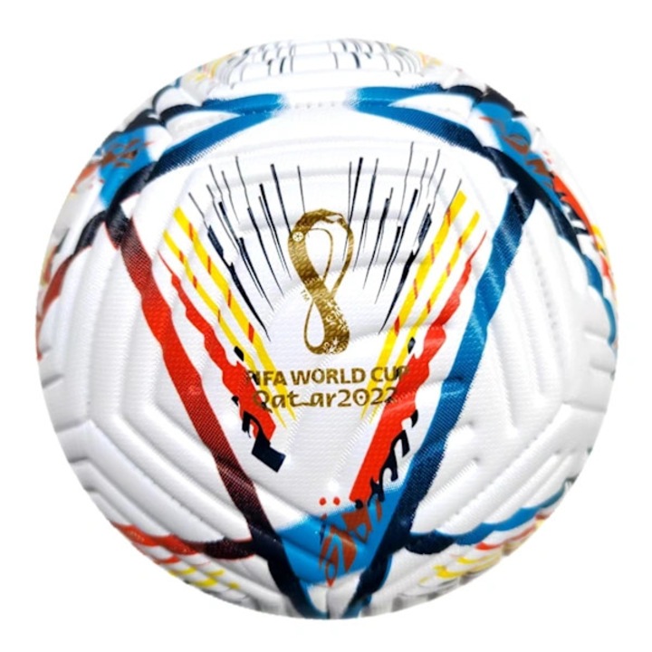 Minge fotbal nr 5, material PUS, 24x24x24cm, 450g, alb