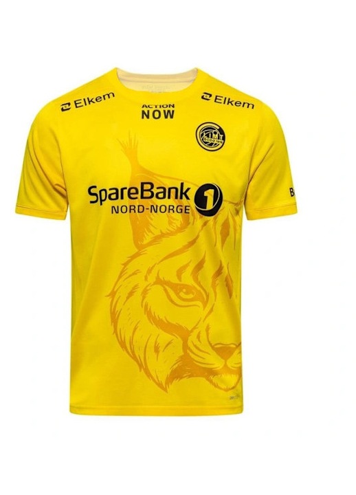Pijamale barbati, tricou de fotbal acasa, galben, fabric moale