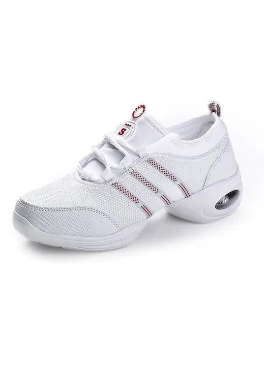 Дамски спортни обувки, тип Slip-On, дишащи, противоплъзгащи, бели, 34 EU