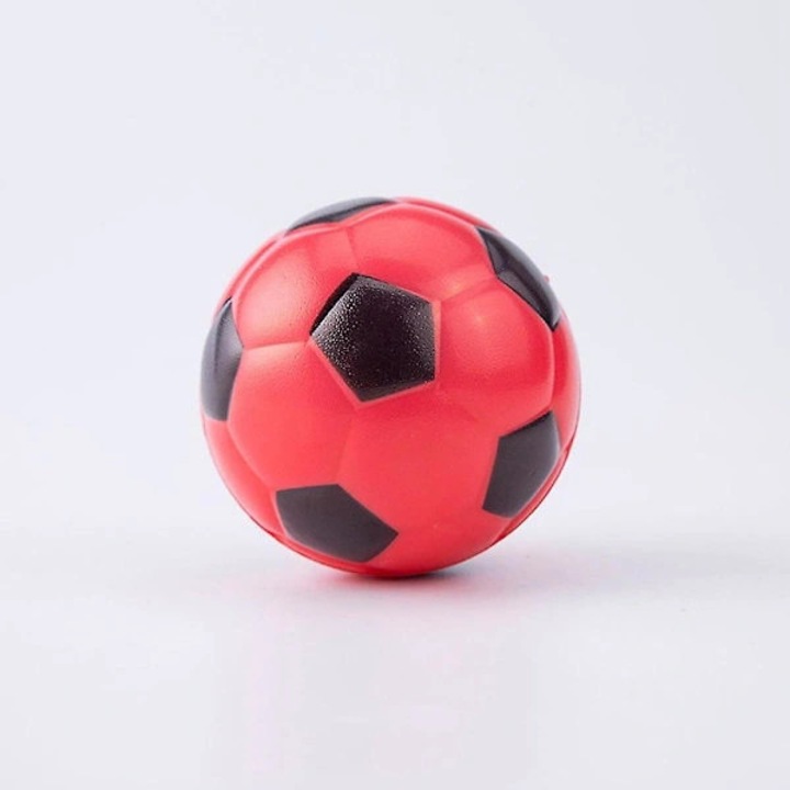 12 db stresszoldó labda szett, focilabda, poliuretán, többszínű, átmérő 6.3 cm