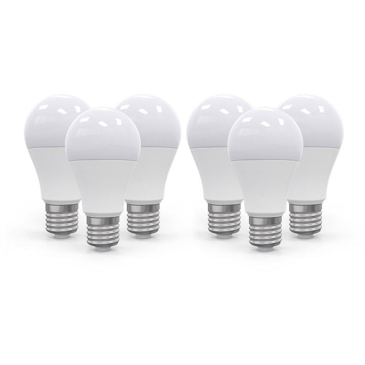 Bec LED Omega 10W 2800K E27 112x60mm szett 6 db
