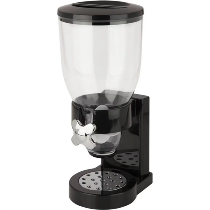 Dispenser cereale multifunctional, plastic, transparent, 14x16x35cm