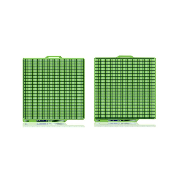 Placa constructie 3D set 2 bucati metal verde adeziva dublu fata 3D