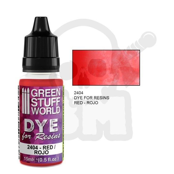 Green Stuff World gyanta színezék, piros, 15ml