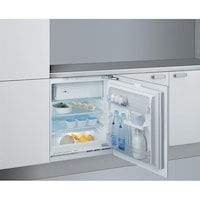 Frigider incorporabil tip cabinet Whirlpool ARG 590/A+, 6th Sense Fresh Control, 126 l, Clasa A+, Usa reversibila, Alb