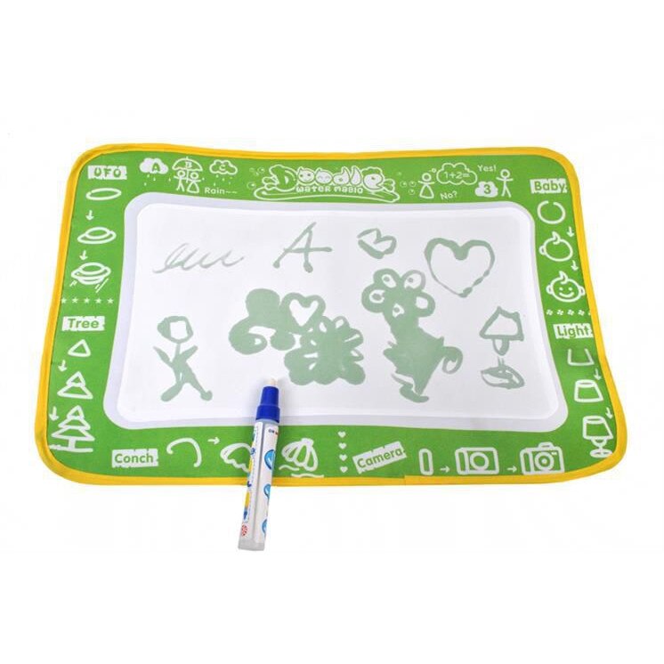 Covoras creativ si interactiv pentru desenul cu apa, Verde