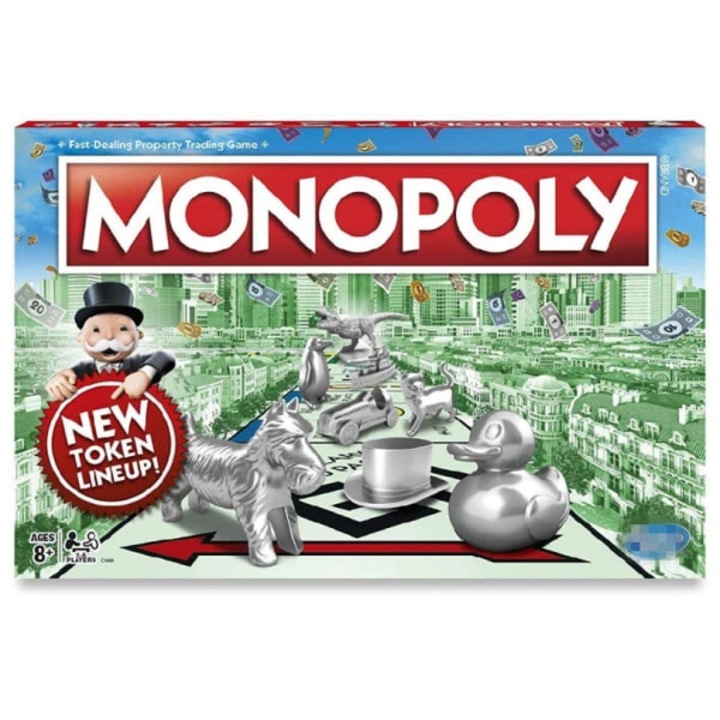 Joc de societate Monopoly, familie, 2-6 jucatori, multicolor, 8+ ani