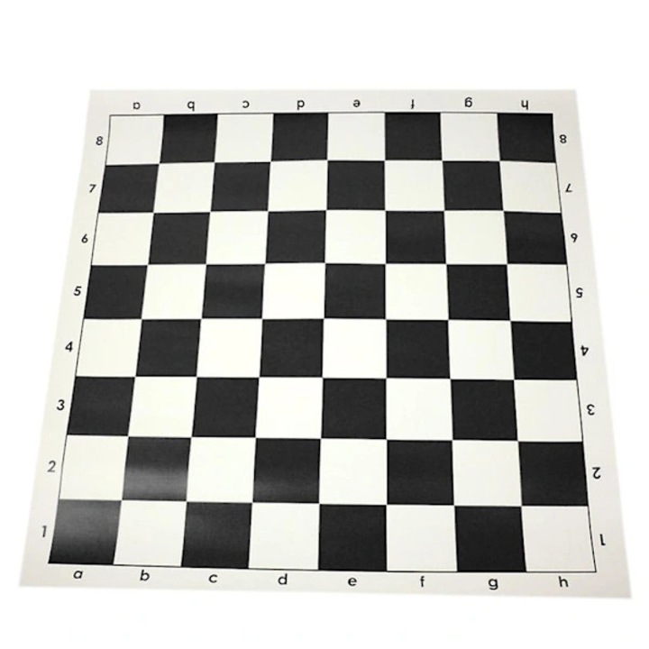 Tabla de sah pliabila PU piele, verde, 43x43cm