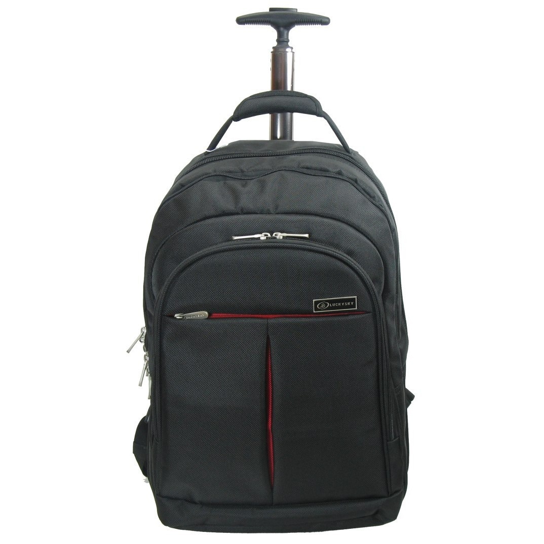 Rucsac laptop Platinet Luckysky City, troler, 15,6", negru, 47x34x18cm
