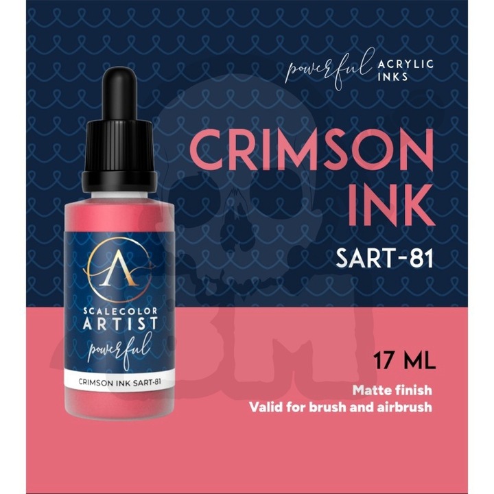 Scale75 Artist Range Crimson Ink akrilfesték piros 17ml