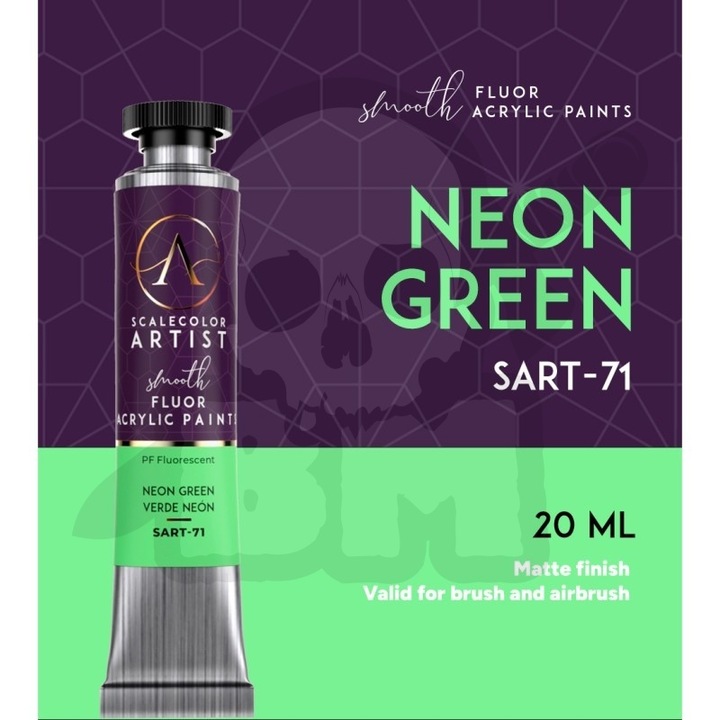 Scale75 Artist Range Neon Green akrilfesték 20ml matt