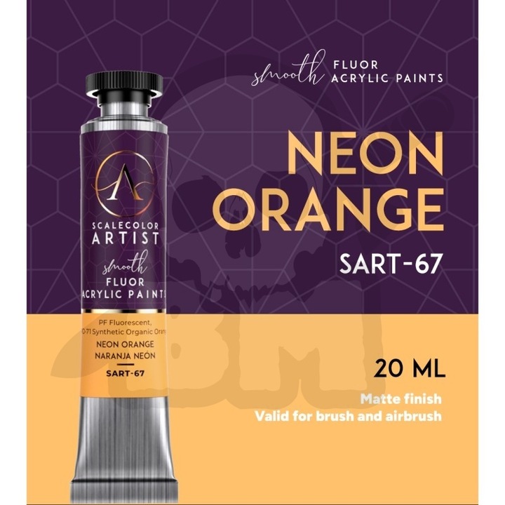 Scale75 Artist Range Neon Orange akrilfesték 20ml matt