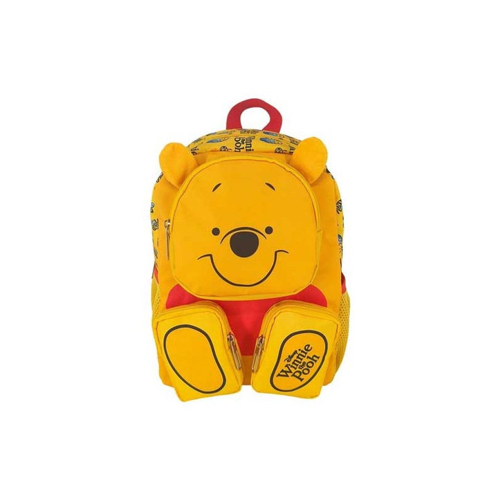 Ghiozdan Disney Winnie The Pooh, 2 compartimente, multicolor, 24x10x33cm