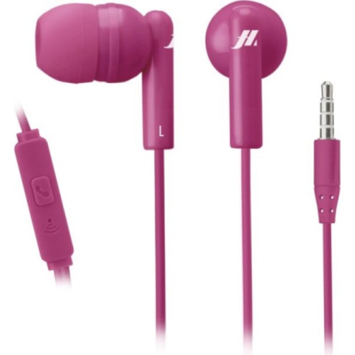 Casti cu fir SBS Music Hero roz 1,2m 32 Ohm