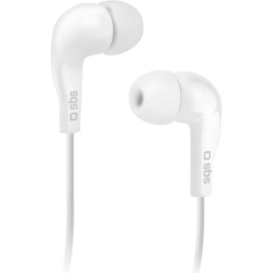 Casti cu fir SBS Studio Mix 10 alb 3.5mm, raspuns 100Hz-16kHz