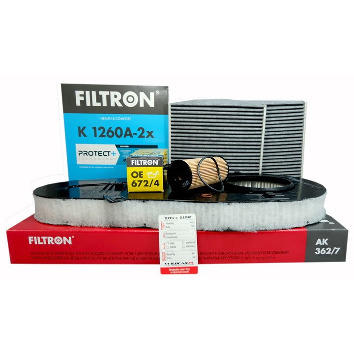 Filtron autószűrő készlet BMW 5 F10 F11 F07 d 2.0 3 darab