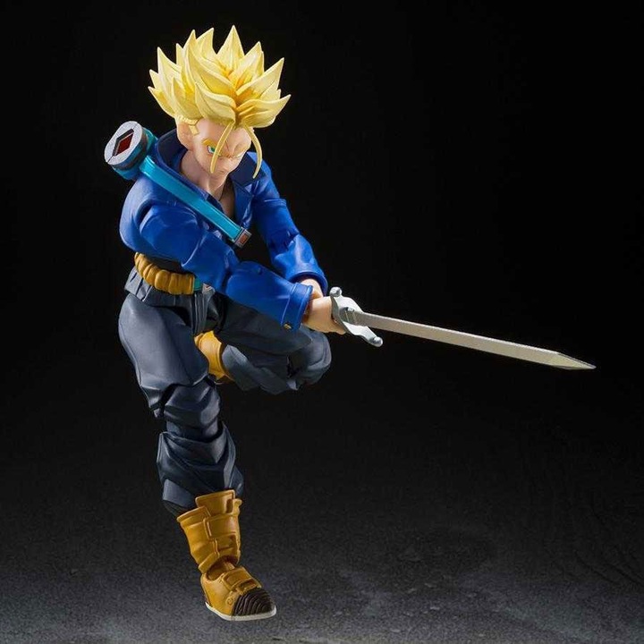 Figurina Dragon Ball Z S.H. Figuarts Akciófigura Super Saiyan Trunks The Boy from the Future (Újrakiadás) 14 cm