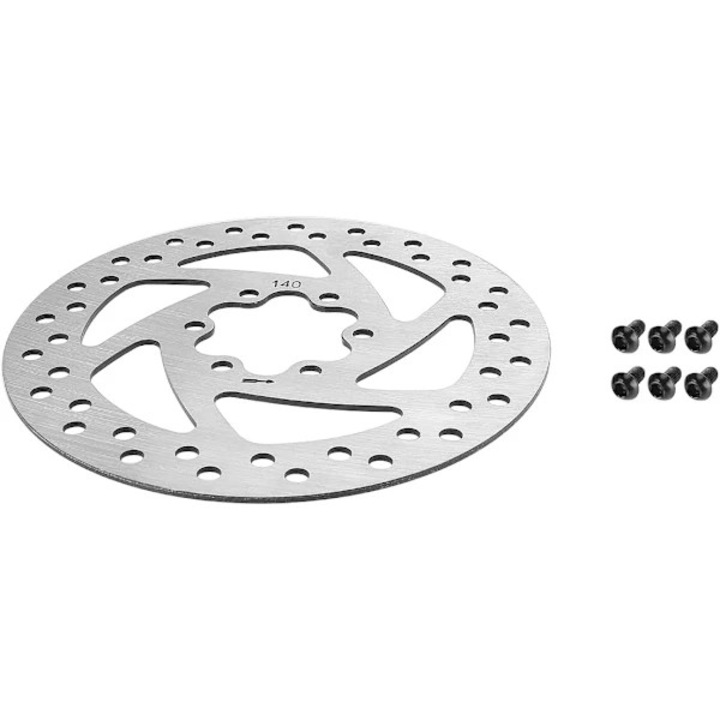 Disc frana 140mm inox pentru trotinete electrice biciclete MTB BMX set suruburi
