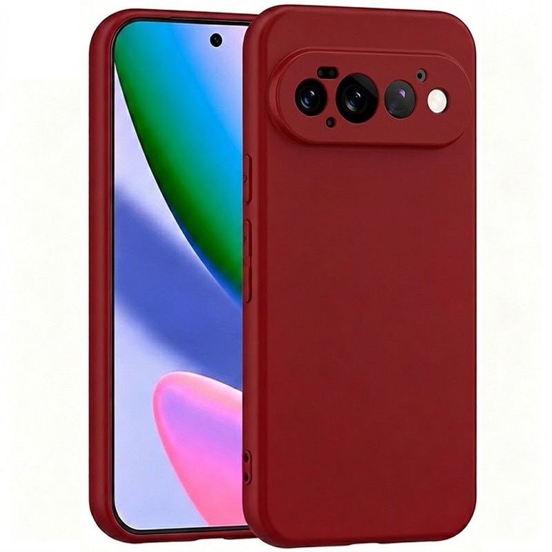 Husa pentru Google Pixel 11 PRO OEMG® Silicon case, protectie militara, interior din microfibra-Rosu corai