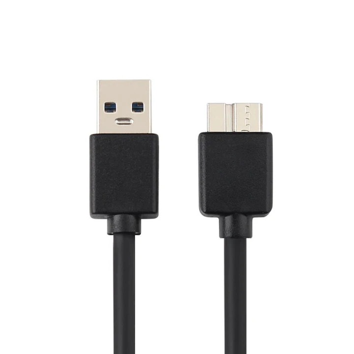 Кабел за твърд диск USB Micro-B 1м черен