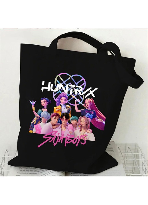 HERUSI K-POP Demon Hunter női táska, fekete mintával