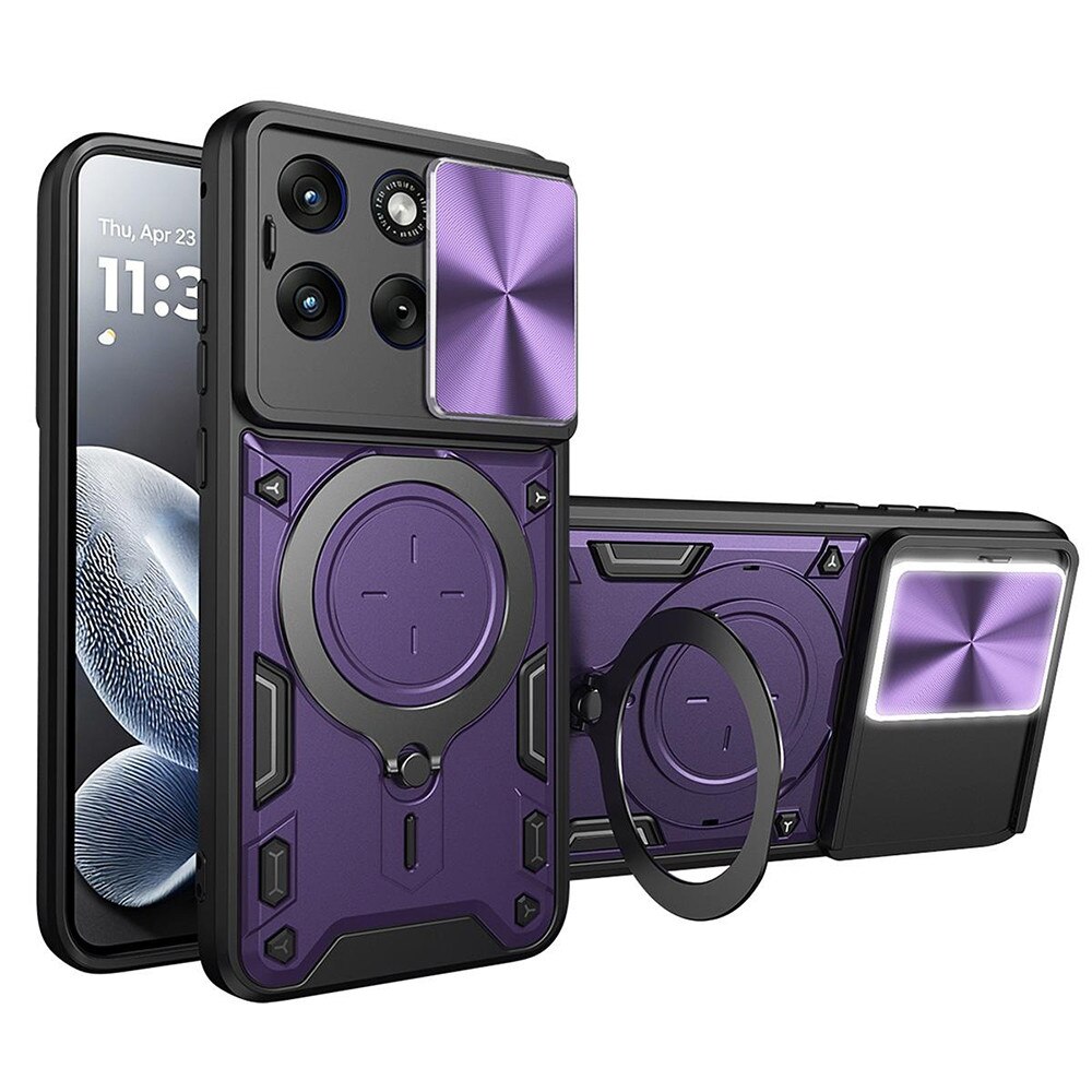 Husa pentru Motorola Edge 70 Fusion - Techsuit CamGuard Pro - Purple