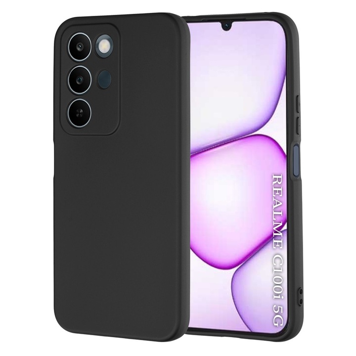 Husa pentru Realme C100 5G - Techsuit SoftFlex - Black