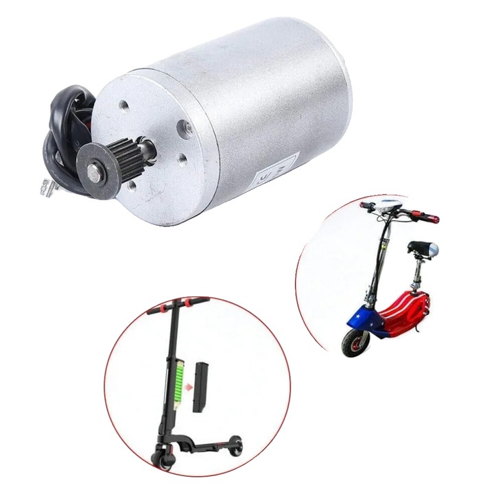 Motor electric 150W 12V alumínium 8mm tengely 2750rpm