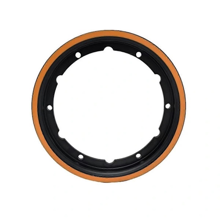 Butuc roata spate/hub compatibil cu KuKirin G2 MAX, din aliaj de aluminiu, usor si rezistent, negru/oranj, 1 buc
