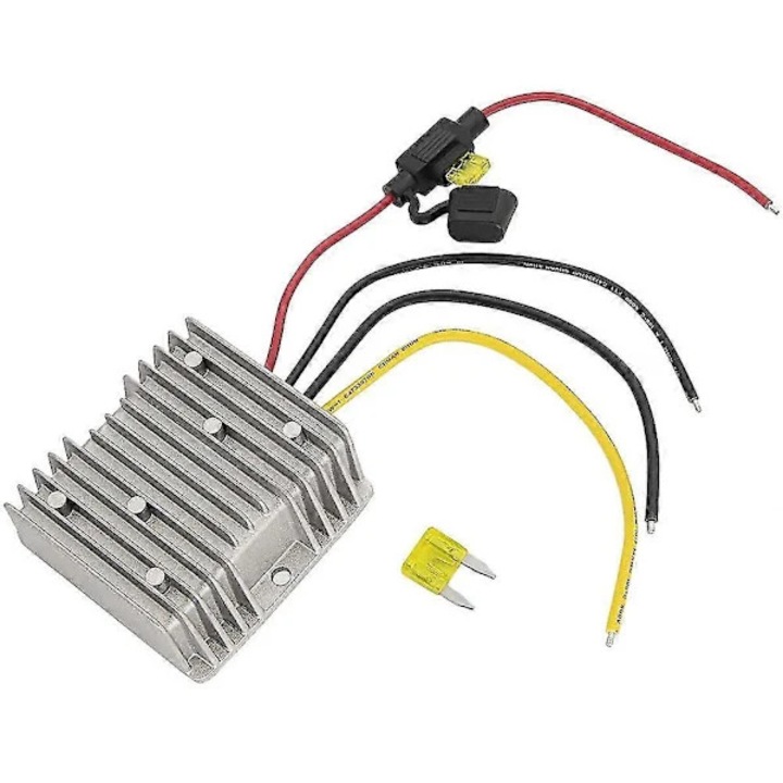 Convertor DC-DC 36V/48V la 12V 20A 240W, metalic, argintiu