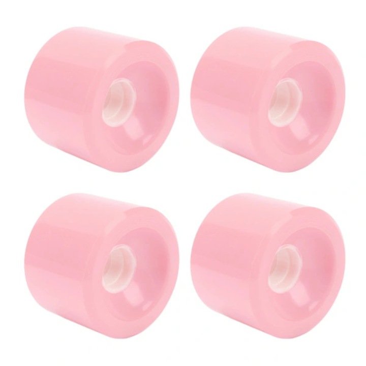 4 darabos szett, PU robogó kerekek 70 x 51 mm, tartós, repedésmentes, erős tapadás, 78A keménység, rózsaszín