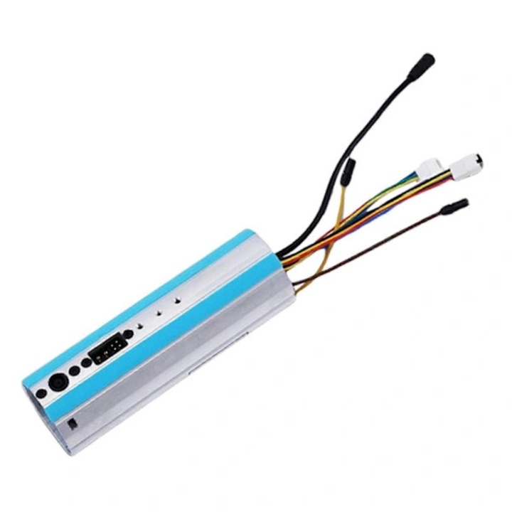 Placa de control pentru trotineta electrica compatibila Ninebot ES1/ES2/ES3/ES4, plastic, usor de instalat, durabil, albastru/argintiu, 1 buc, 15x5 cm