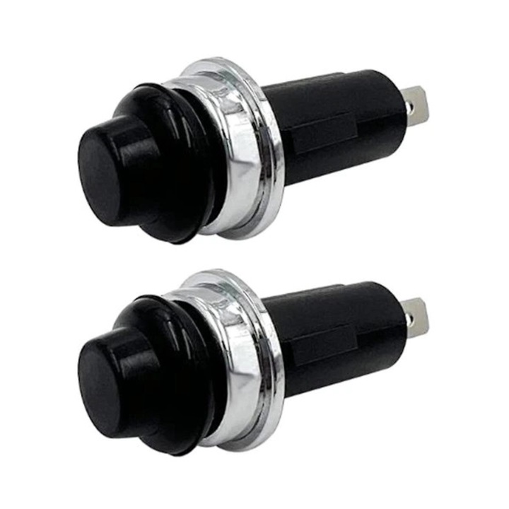 Set 2 Butoane Pornire Gratar Spirit E/S, Negru, 6.1x1.4cm