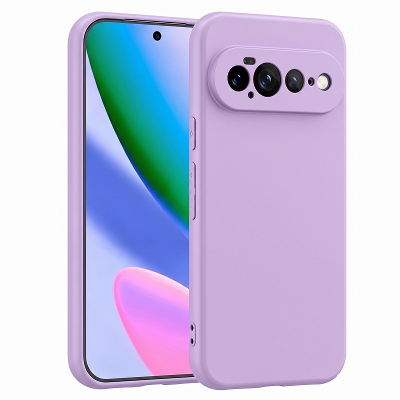 Husa pentru Google Pixel 11 PRO XL OEMG® Silicon case, protectie militara, interior din microfibra-Violet Deschis