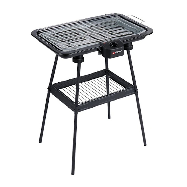 Gratar electric cu suport 2200W negru