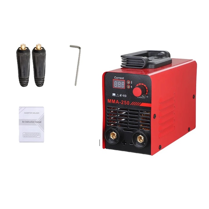 Kompakt hegesztőgép, IGBT technológia, piros, 3.5 kg