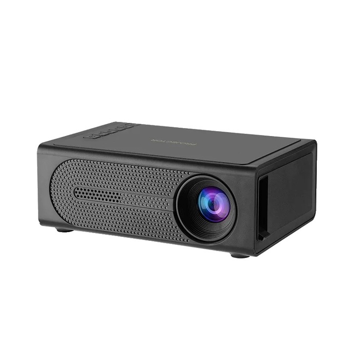 Hordozható videoprojektor 1080P HD könnyű műanyag 15x10x5cm állítható