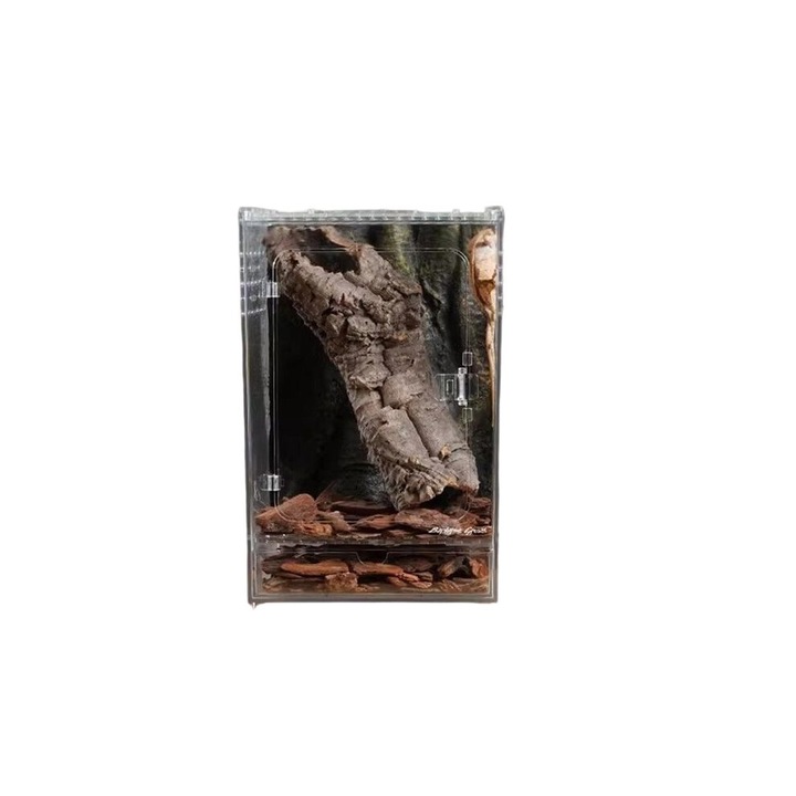 Terariu acrilic pentru serpi si gecko, transparent, 1 buc