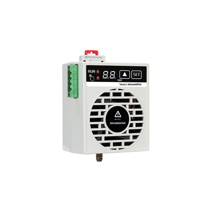 Dezumidificator inteligent metal plastic alb 220V cu senzor umiditate