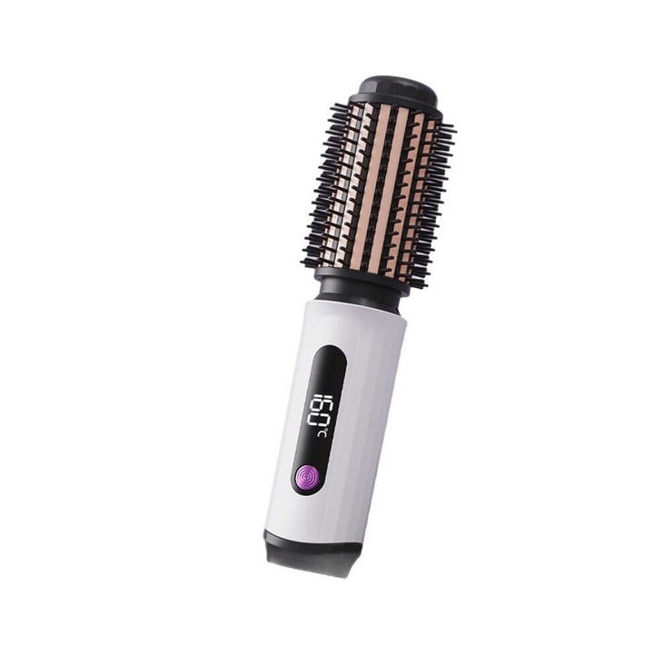 Електрически гребен за коса, бял, 7.4V, 80W, 140-180C, 1 комплект
