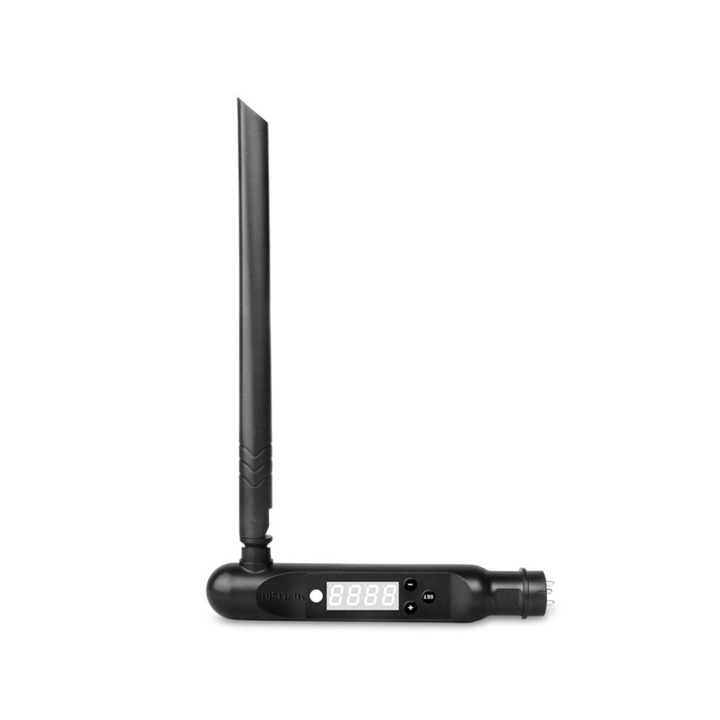 DMX512 vezeték nélküli jeladó 2.4GHz fekete 3 tűs XLR 12-24V