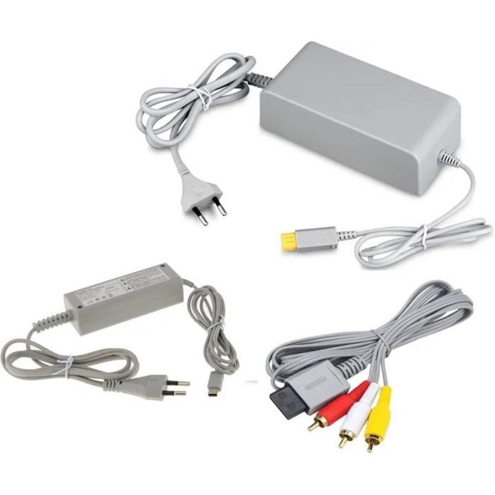 Nintendo Wii U tartozékkészlet Gamepad töltő AV kábel tápegység 210x180x200cm