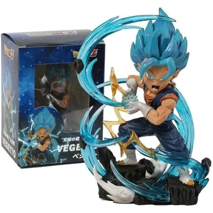 Figurina Vegeta Super Saiyan Blue Dragon Ball Z 11cm PVC